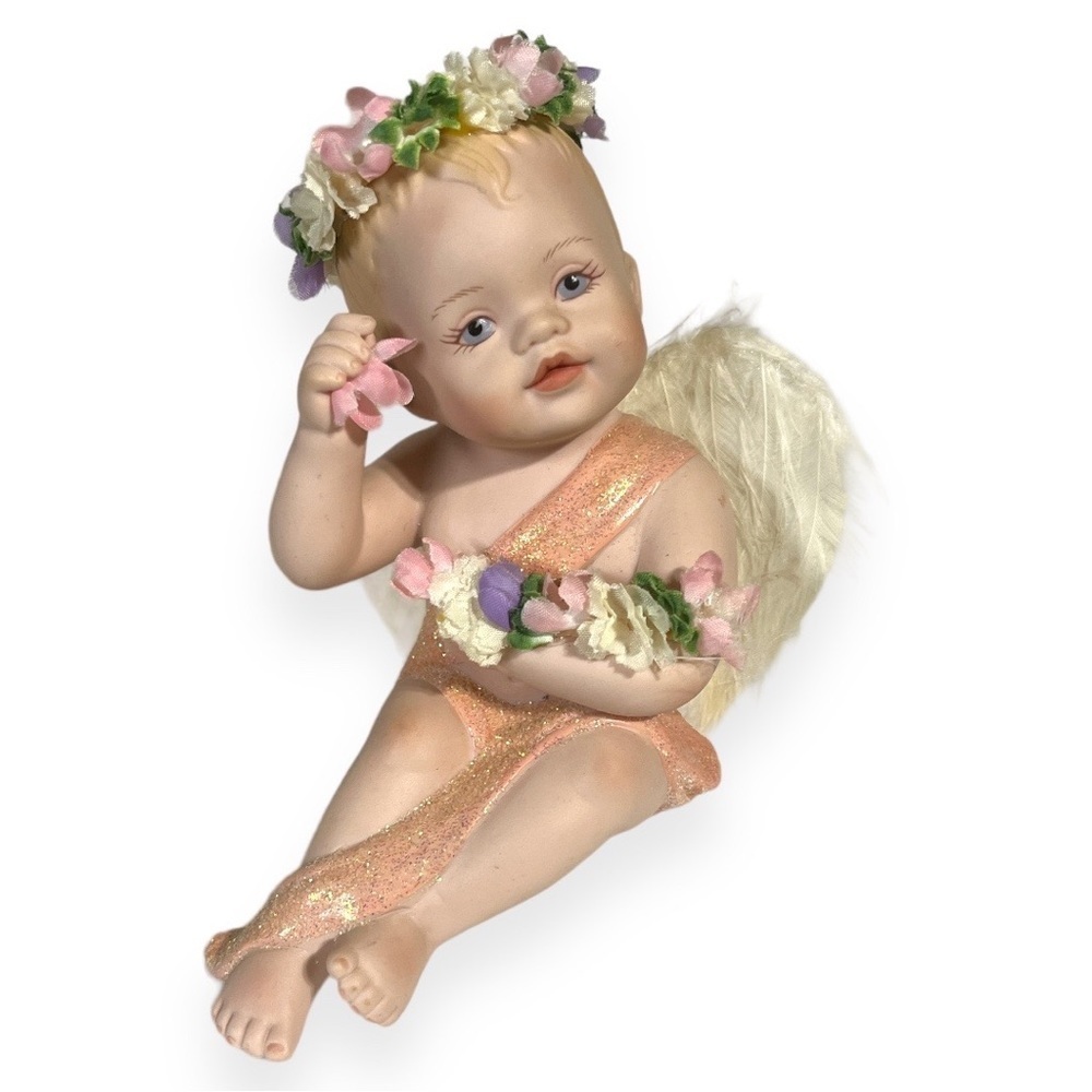1995 Hamilton Collection Angel PRETTY IS AS PRETTY DOES Cherub Figurine No Base